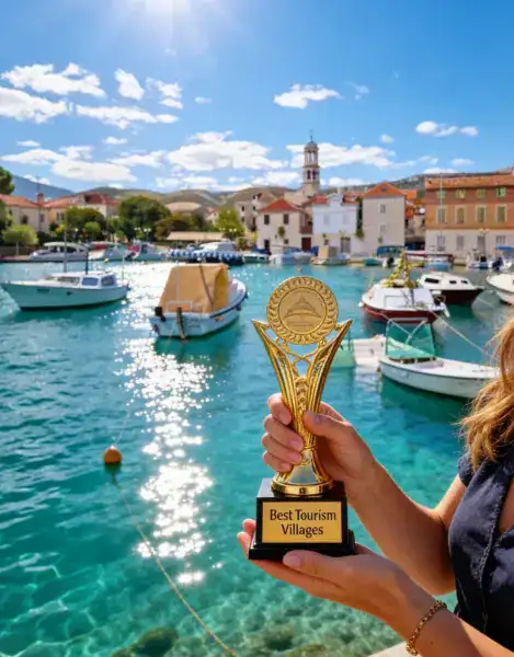 Croatianvillas.de präsentiert Kaštelir-Labinci in Istrien mit UN-Prädikat -Bestes authentisches Dorf