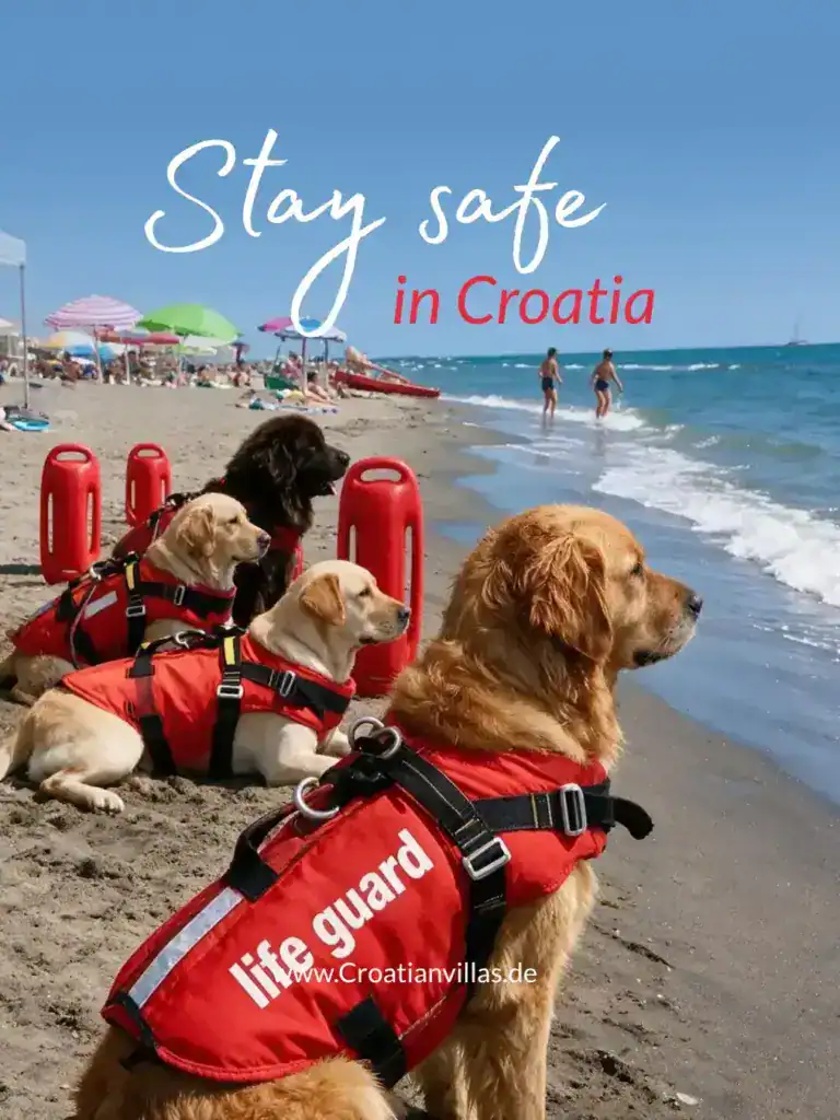 sty safe in croatia sicherheit an Land und am Strand fuer einen sicheres Urlaub Croatianvillas.de edited